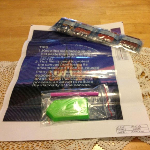 Diamond Painting Kit of Castle, new item - Picture 2 of 10